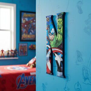 Marvel Avengers Superhero Letter N Metal Sign Home Decoration Wall Decor